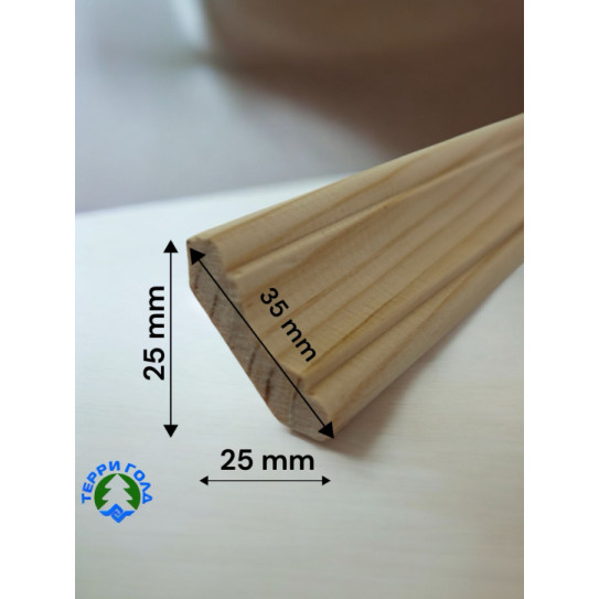 ПЛИНТУС "35 ФИГУРНЫЙ" ДЛИНА 3 м
