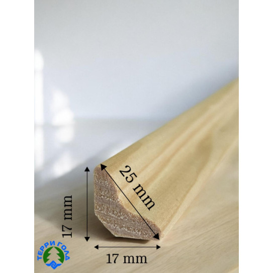 ПЛИНТУС "25 ГЛАДКИЙ" ДЛИНА 3 м