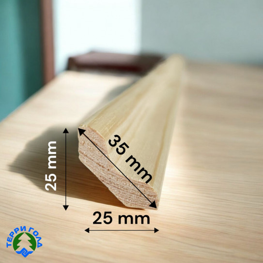 ПЛИНТУС "35 ГЛАДКИЙ" ДЛИНА 3 м