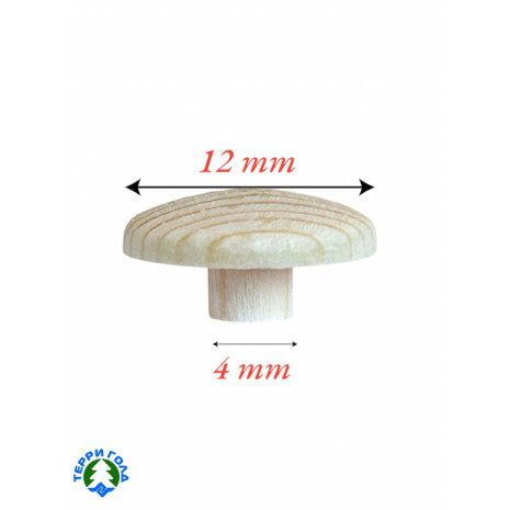 Заглушка с посадочным местом D-4/12mm (20 шт.) под конфирмат