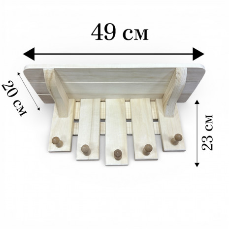 Вешалка - полка "Лидия"